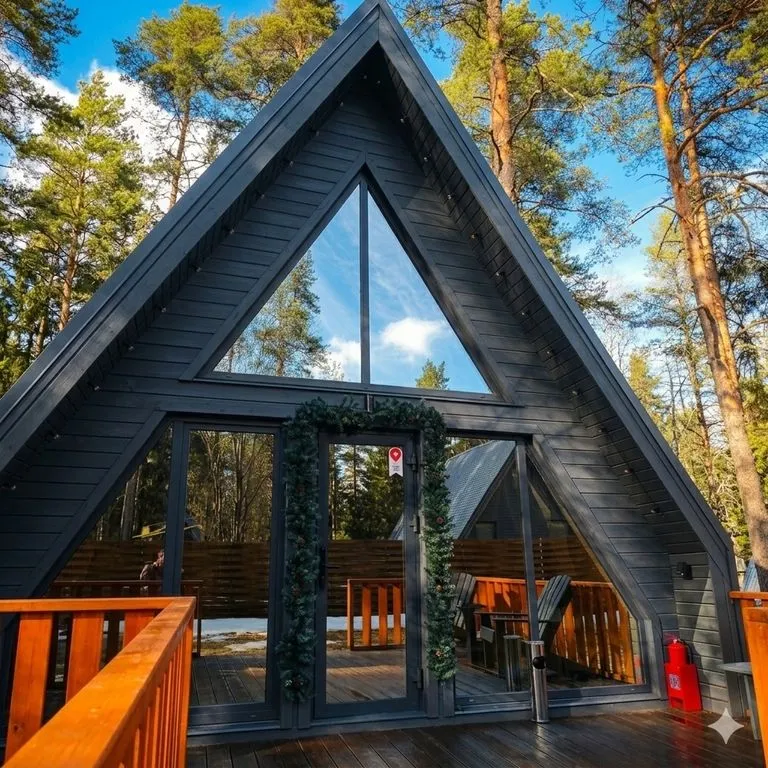 Фото отеля «ШишкАрное / отдых под соснами / A-frame / Валдай», 1
