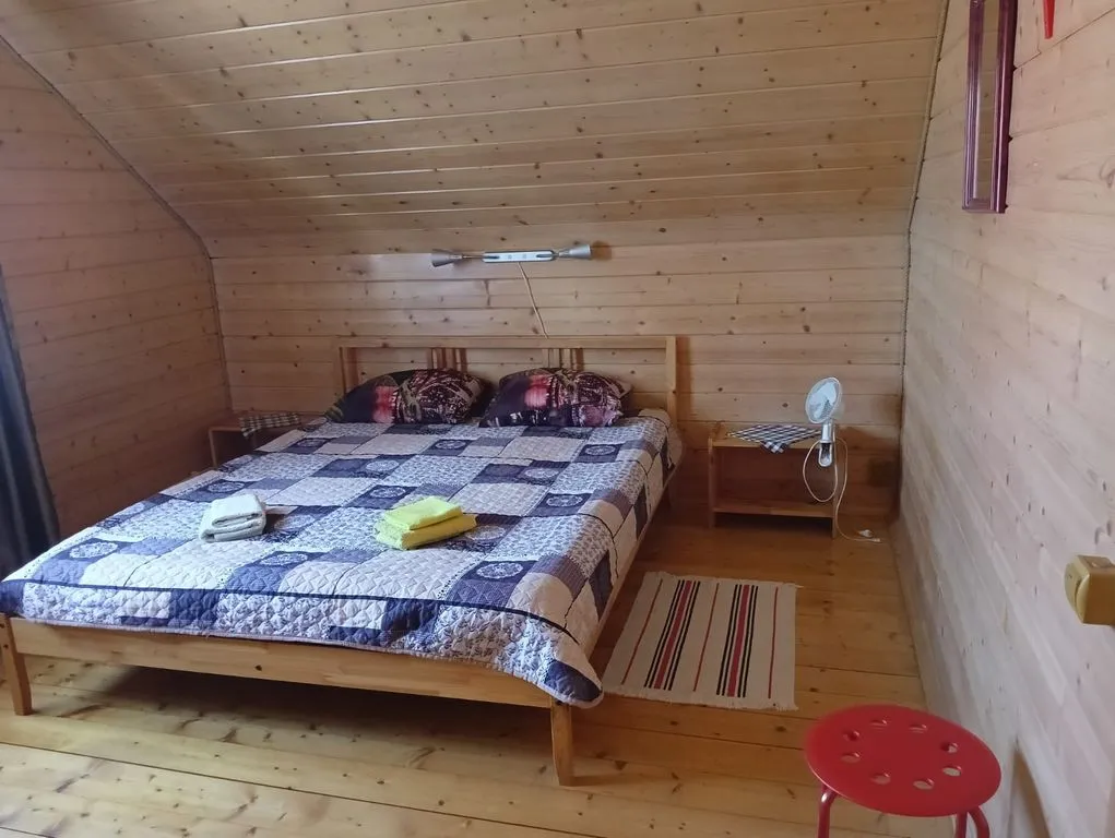 Двухместный номер с 1 кроватью Красное на чёрном