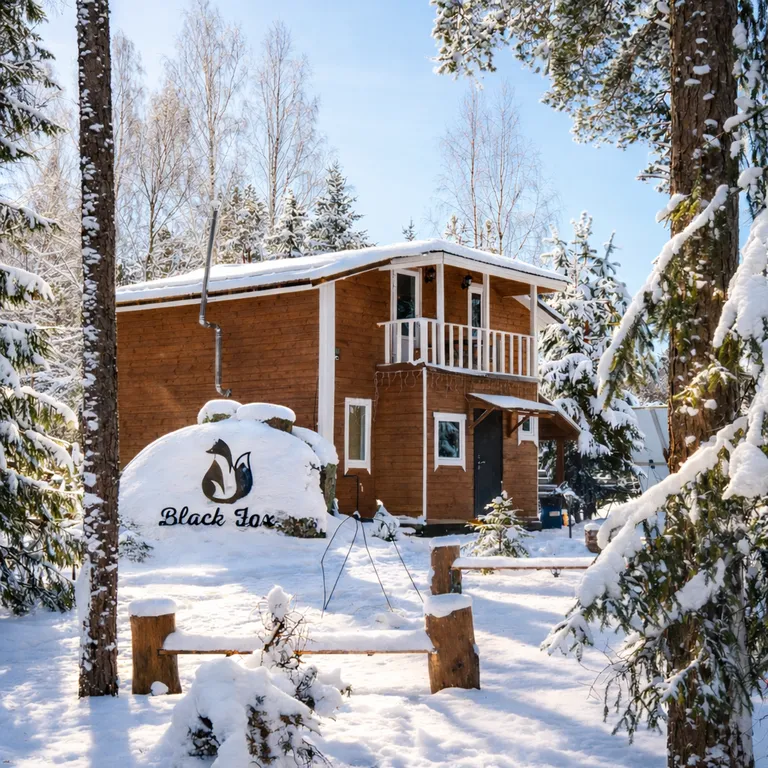 Чёрная лиса