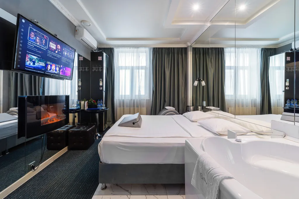 Двухместный номер с 1 кроватью люкс