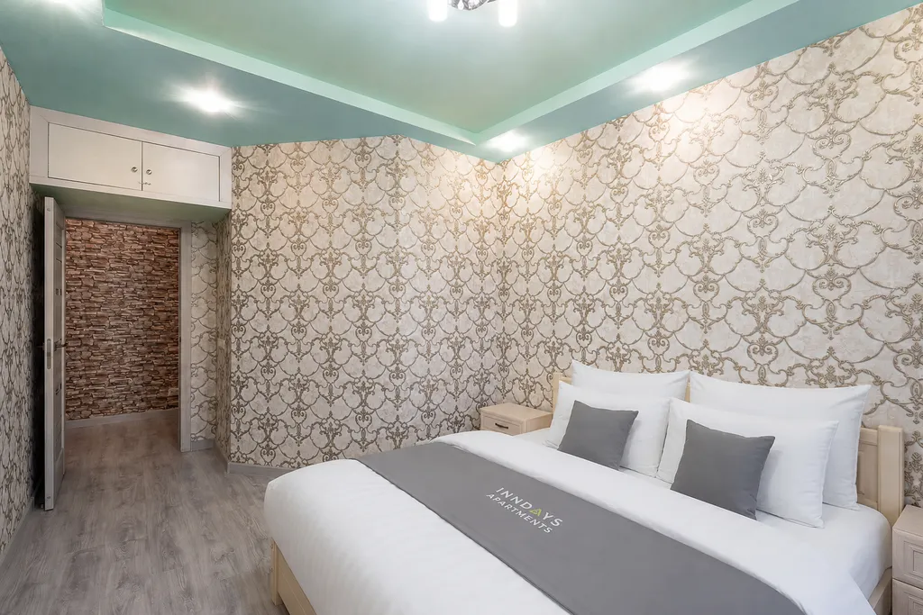 Квартира двухкомнатная на улице Аркадия Шипунова, 52 м², Осиновая Гора — спальня, фото 2