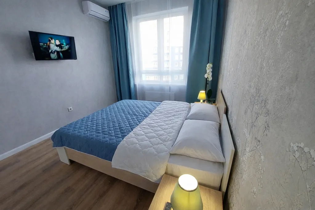 Квартира с видом на Кубань у парка Солнечный остров