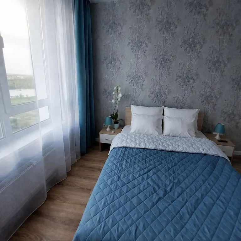 Квартира с видом на Кубань у парка Солнечный остров