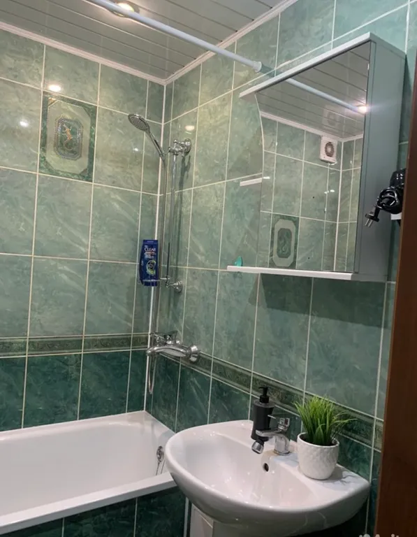 Квартира однокомнатная на улице Пролетарской, 36 м², Йошкар-Ола — ванная комната, фото 2