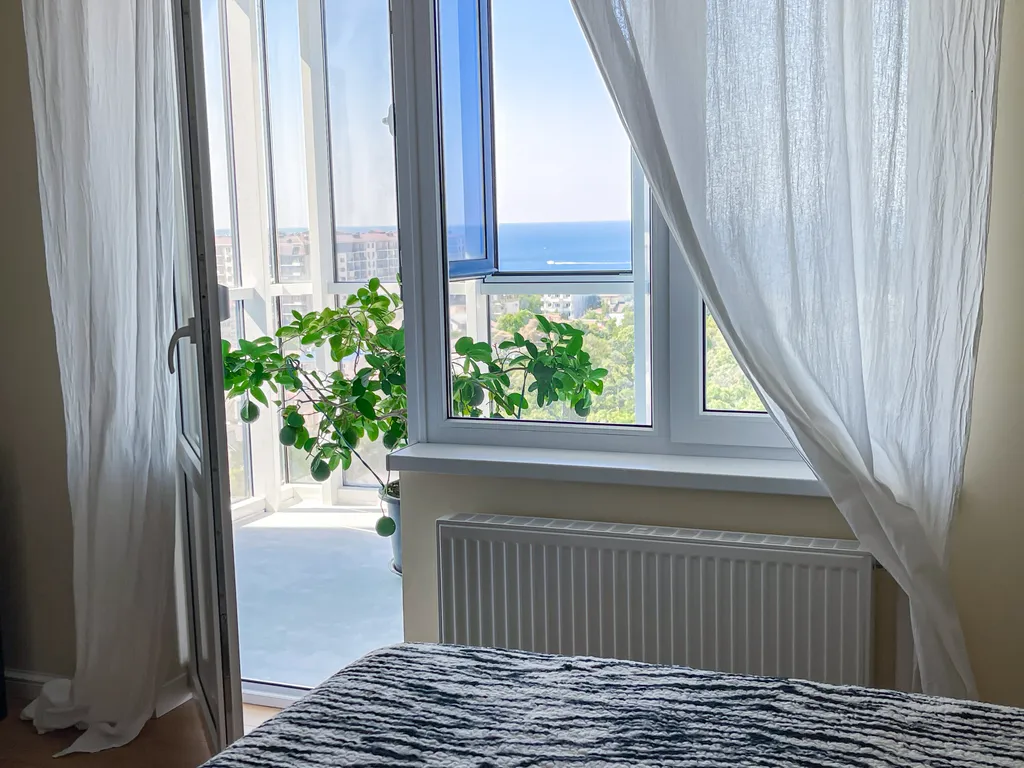 Квартира двухкомнатная на улице Крепостной, 75 м², Анапа — вид из окна, фото 5
