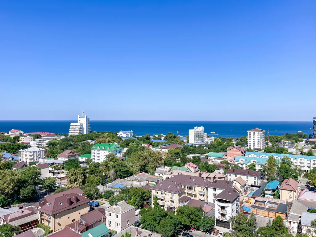 Квартира двухкомнатная на улице Крепостной, 75 м², Анапа — вид из окна, фото 7