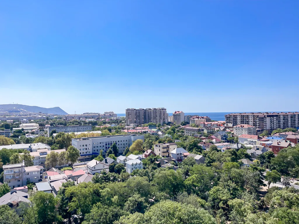 Квартира двухкомнатная на улице Крепостной, 75 м², Анапа — вид из окна, фото 2
