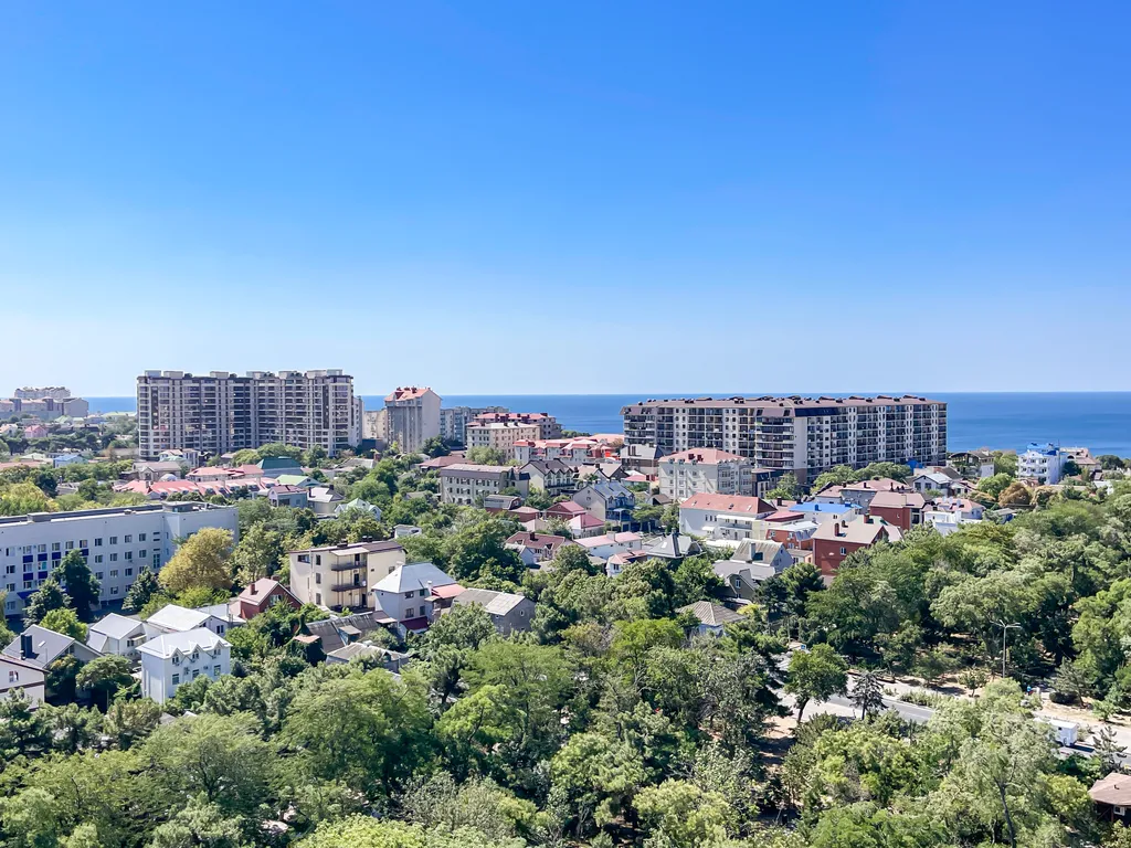 Квартира двухкомнатная на улице Крепостной, 75 м², Анапа — вид из окна, фото 3