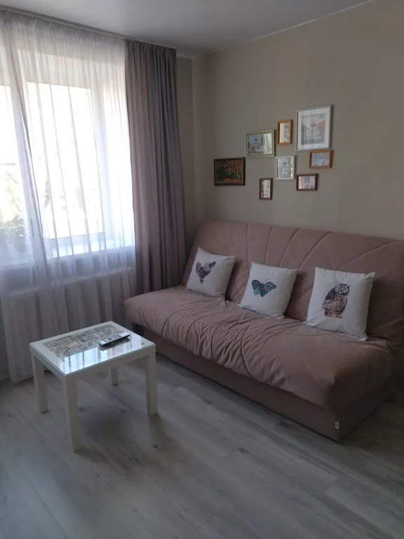 Квартира однокомнатная на улице Советской, 27 м², Псков — спальня, фото 3