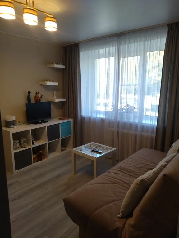 Квартира однокомнатная на улице Советской, 27 м², Псков — спальня, фото 4