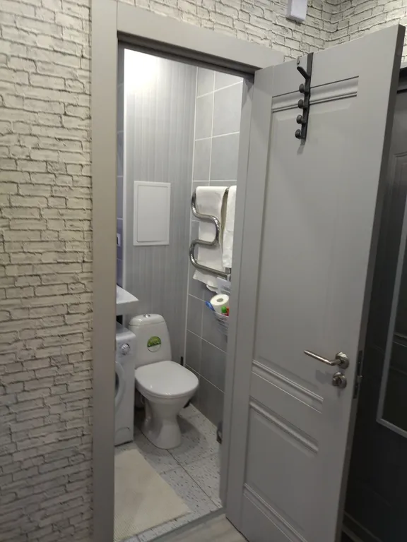 Квартира однокомнатная на улице Советской, 27 м², Псков — ванная комната, фото 2