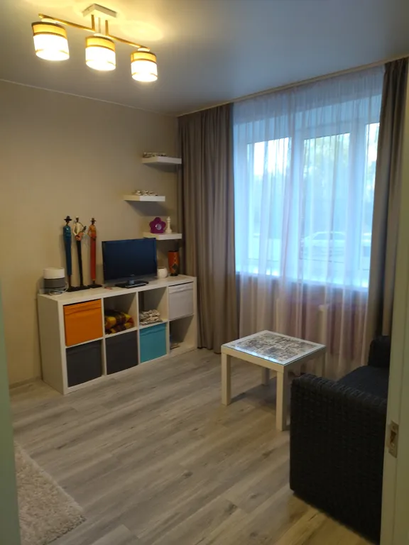 Квартира однокомнатная на улице Советской, 27 м², Псков — спальня, фото 2