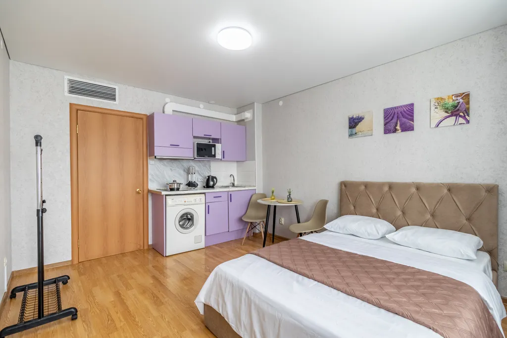 Студия однокомнатная на улице Пичугина, 25 м², Курган — спальня, фото 2
