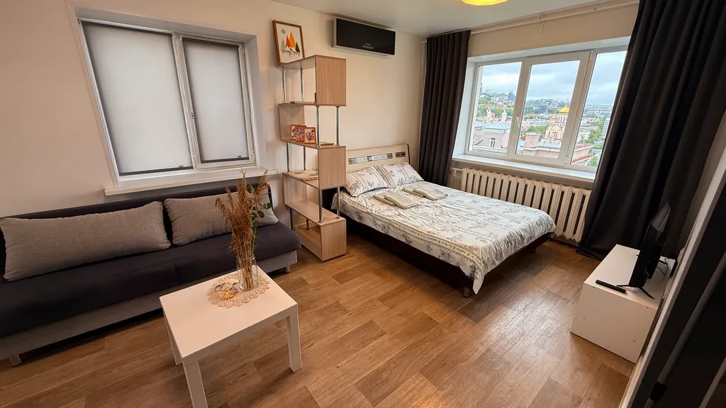 Квартира однокомнатная в Фрунзенском, 31 м², Владивосток — спальня, фото 5