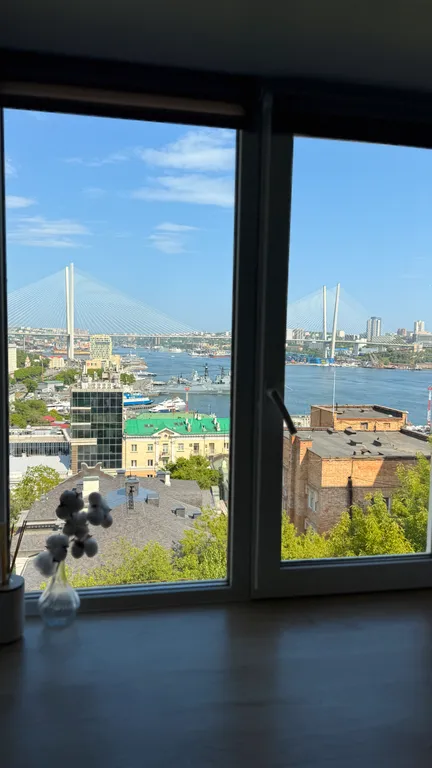 Квартира однокомнатная в Фрунзенском, 31 м², Владивосток — вид из окна