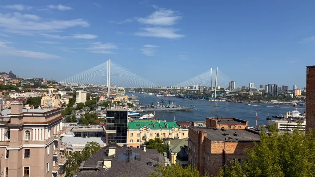 Квартира однокомнатная в Фрунзенском, 31 м², Владивосток — вид из окна, фото 5