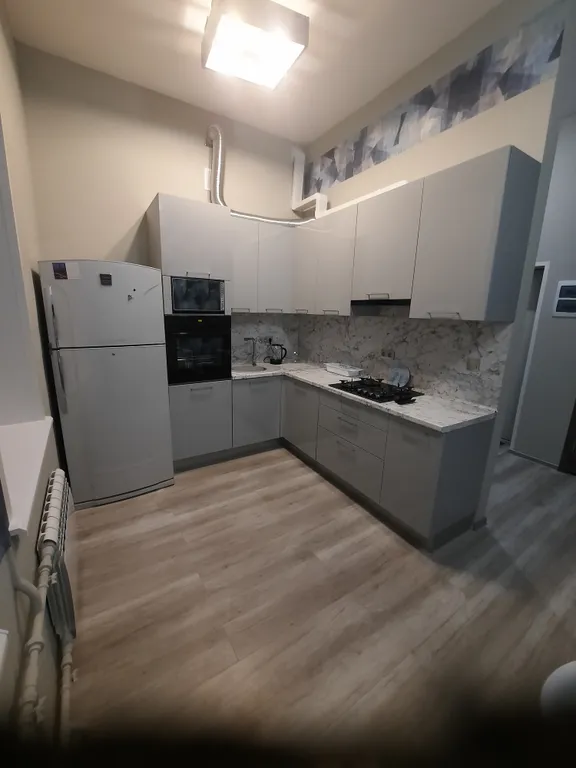 Квартира двухкомнатная на улице Выборгской, 70 м² — кухня, фото 2