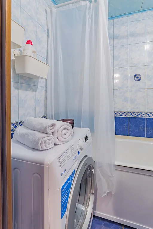 Квартира однокомнатная на проспекте Капитана Рачкова, 38 м², Кстово — ванная комната, фото 3