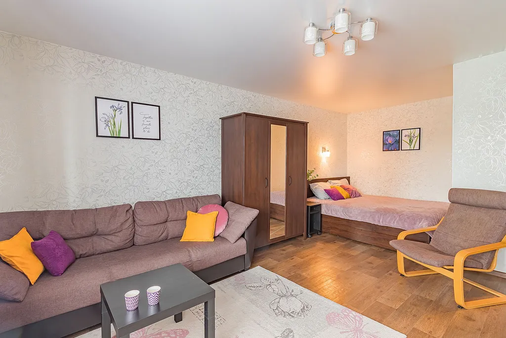 Квартира однокомнатная на проспекте Капитана Рачкова, 38 м², Кстово — спальня, фото 2