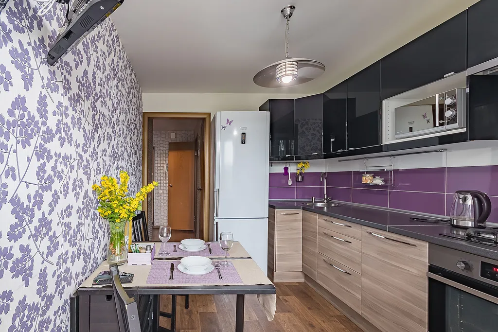 Квартира однокомнатная на проспекте Капитана Рачкова, 38 м², Кстово — кухня, фото 2