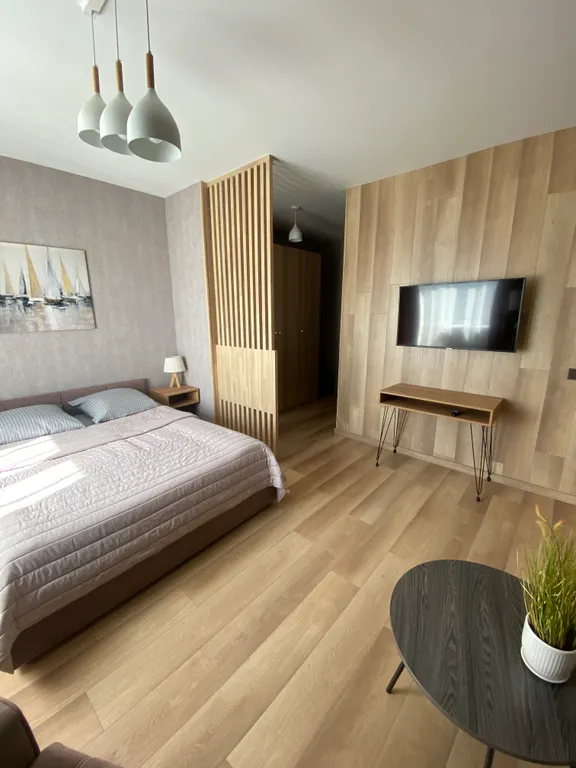 Квартира однокомнатная на улице Орловской, 35 м², Великий Новгород — спальня, фото 2