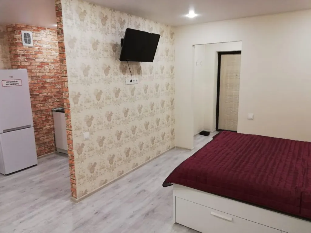Квартира однокомнатная у Спортивной, в Советском, 32 м², Самара — спальня, фото 4