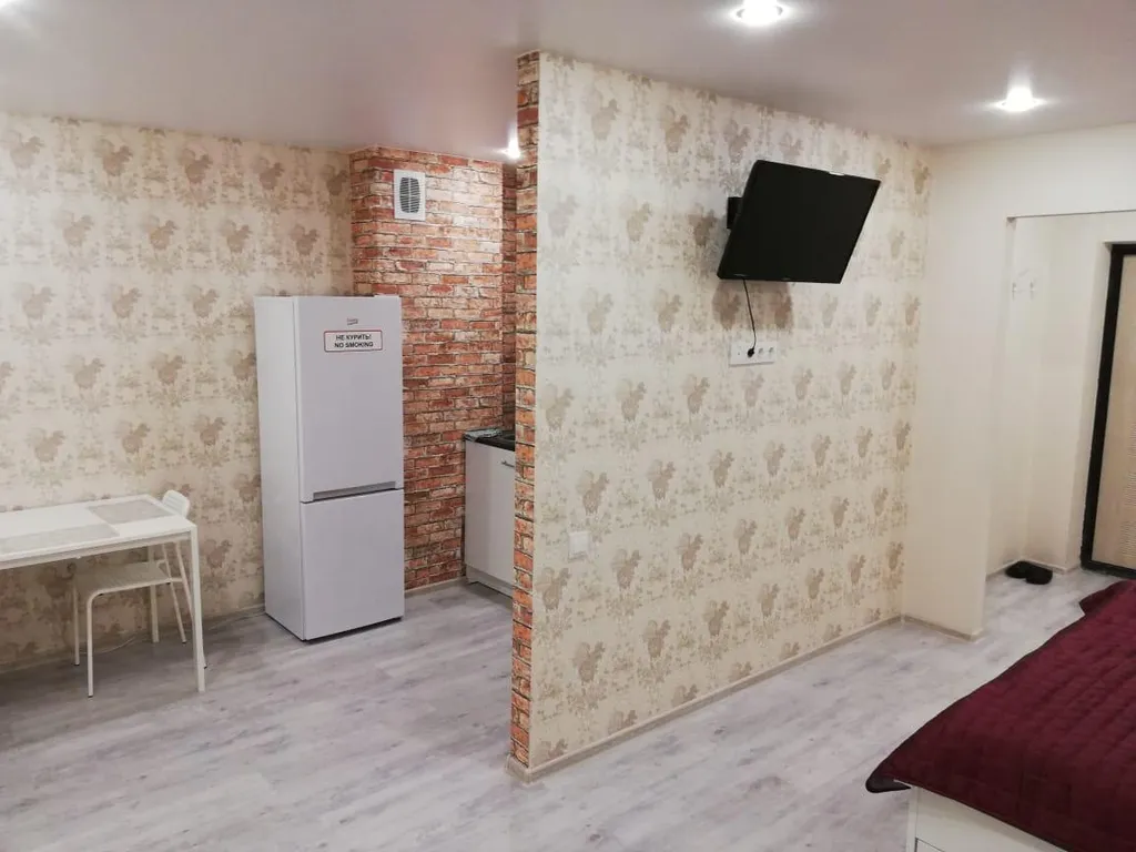 Квартира однокомнатная у Спортивной, в Советском, 32 м², Самара — кухня, фото 2