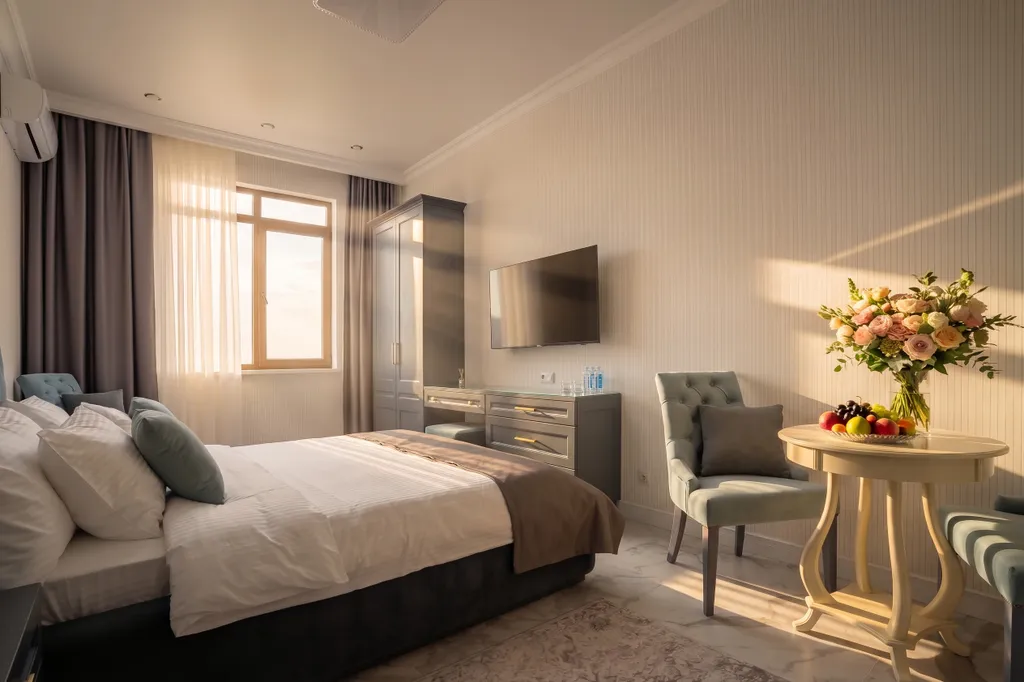 Двухместный номер с 1 кроватью люкс с видом на море — Wolf Apartments, фото 5 из 5