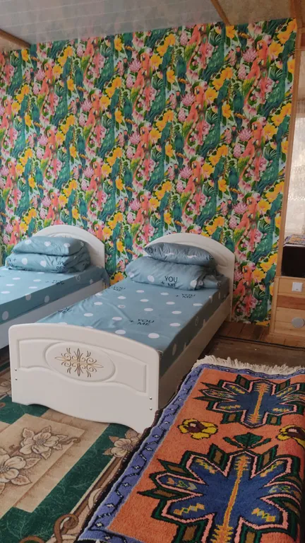 Двухместный номер с 2 отдельными кроватями улучшенный с видом на горы — общий вид
