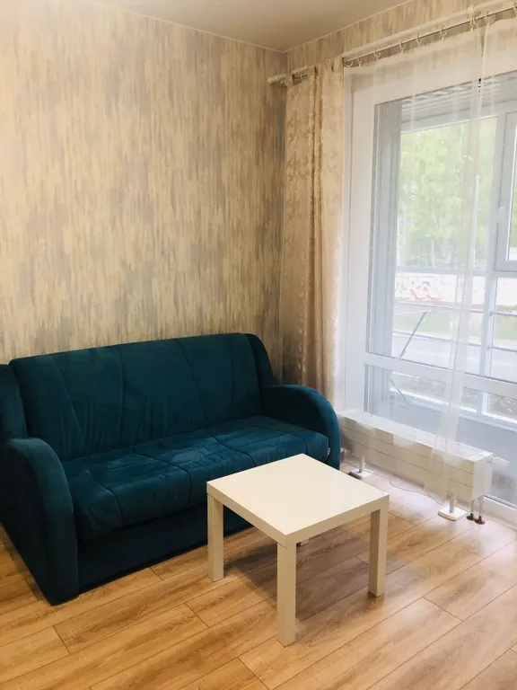 Квартира однокомнатная на шоссе Лососинском, 33 м², Петрозаводск — спальня, фото 3