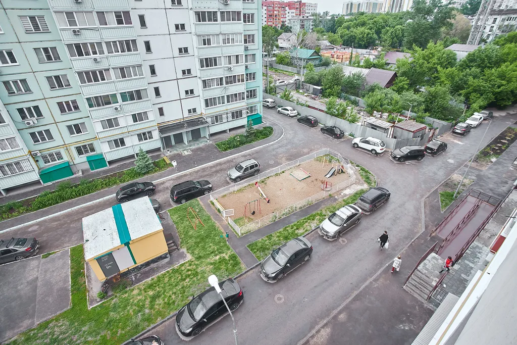 Квартира однокомнатная у метро Гагаринская, 44 м², Самара — вид из окна