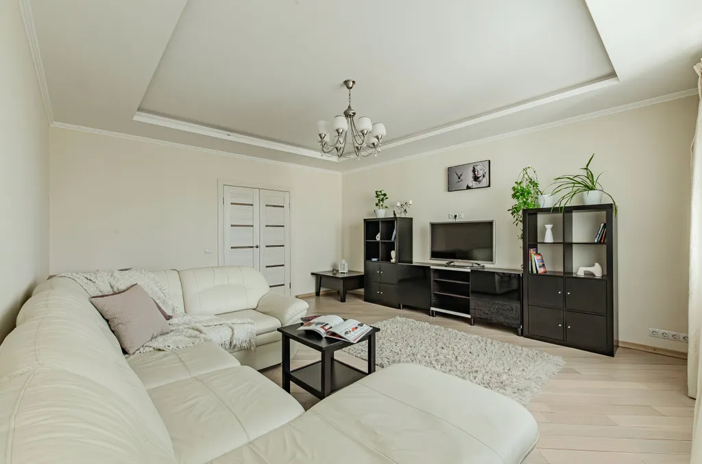 Квартира трёхкомнатная у Площади Габдуллы Тукая, в Вахитовском, 106 м², Казань — спальня, фото 12