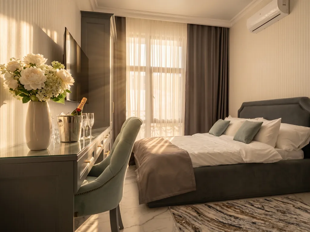 Двухместный номер с 1 кроватью люкс с балконом и кроватью — Wolf Apartments, фото 1 из 5