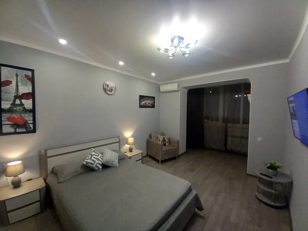 Квартира однокомнатная на улице Оранжерейной, 40 м², Пятигорск — спальня