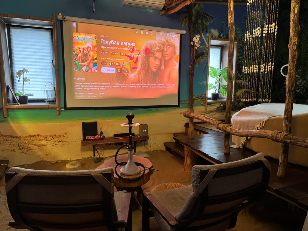 Двухместный с 1 кроватью Море с джакузи, кинотеатром и морским аквариумом