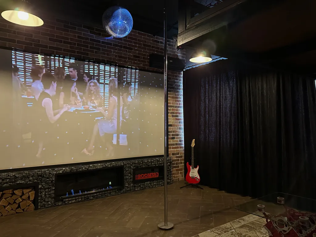 Двухместный с 1 кроватью Лофт с кинотеатром, камином и огромной джакузи