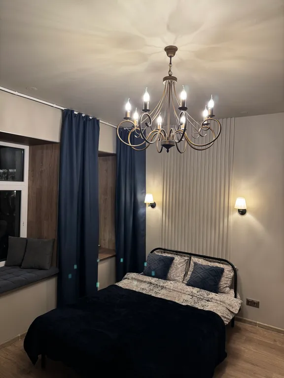 Апартаменты однокомнатные на улице Некрасова, 25 м², Псков — спальня, фото 5