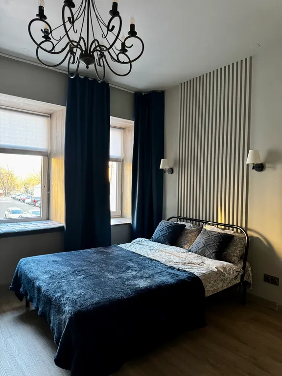 Апартаменты однокомнатные на улице Некрасова, 25 м², Псков — спальня, фото 2