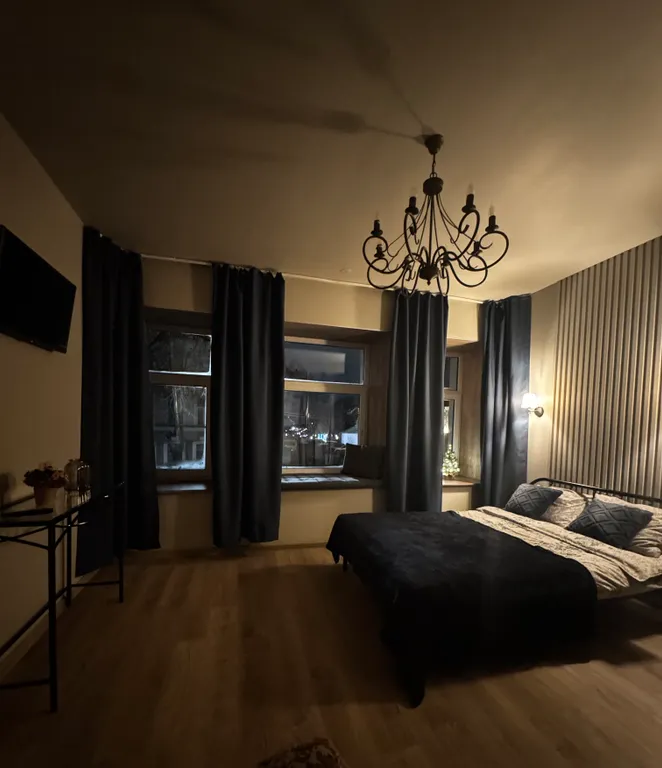 Апартаменты однокомнатные на улице Некрасова, 25 м², Псков — спальня, фото 4