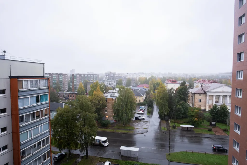 Студия однокомнатная на улице Зайцева, 28 м², Петрозаводск — вид из окна, фото 2