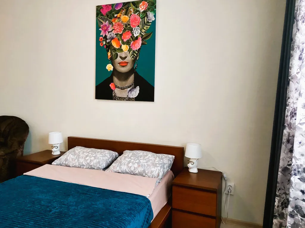 Студия однокомнатная на улице Зайцева, 28 м², Петрозаводск — спальня, фото 5