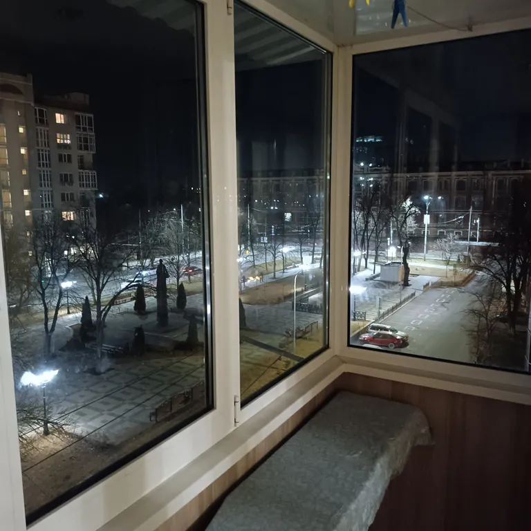 Квартира однокомнатная на улице Октябрьской, 30 м², Краснодар — вид из окна, фото 3