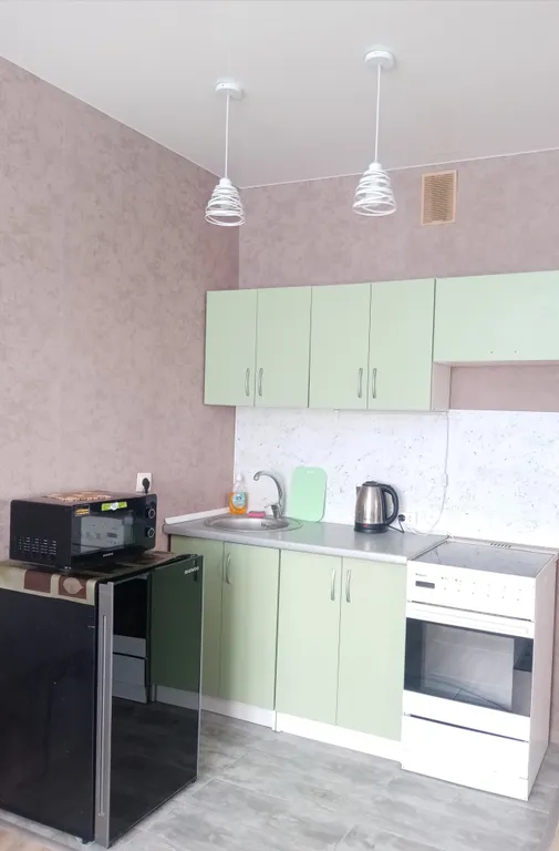 Квартира двухкомнатная у Заречной, в Молитовке, 55 м², Нижний Новгород — кухня, фото 2