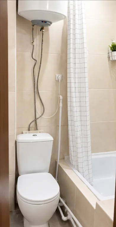 Студия однокомнатная у Суконки, в Горках, 20 м², Казань — ванная комната