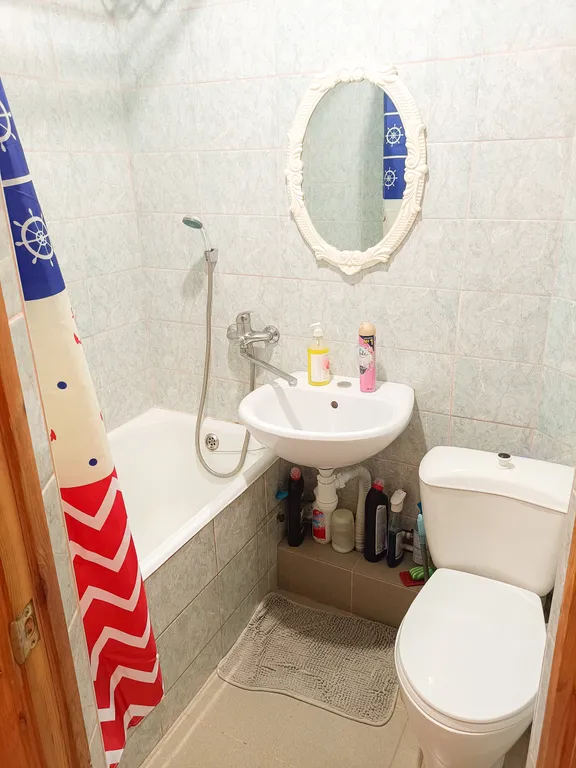 Квартира однокомнатная на проспекте Победы, 30 м², Кисловодск — ванная комната