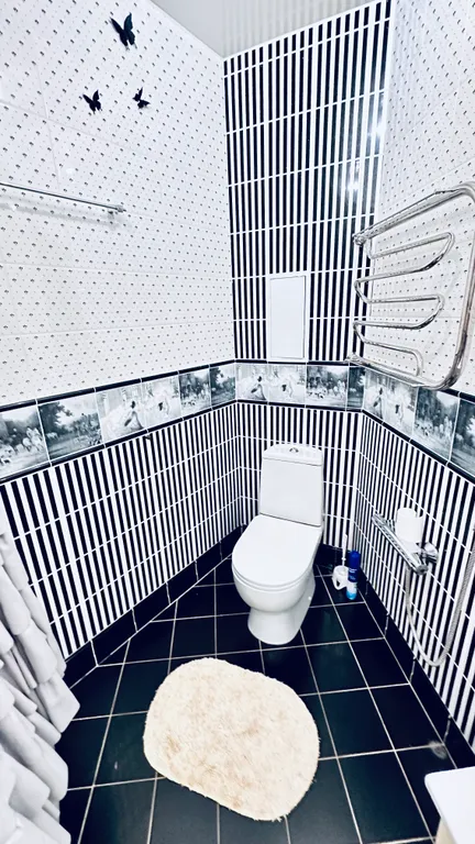 Квартира однокомнатная на шоссе Солотчинском, 50 м², Рязань — ванная комната, фото 6