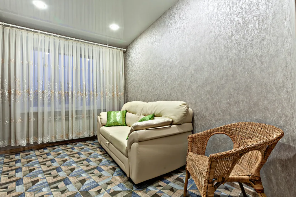 Квартира двухкомнатная в переулке Парковом, 72 м², Самара — спальня, фото 4