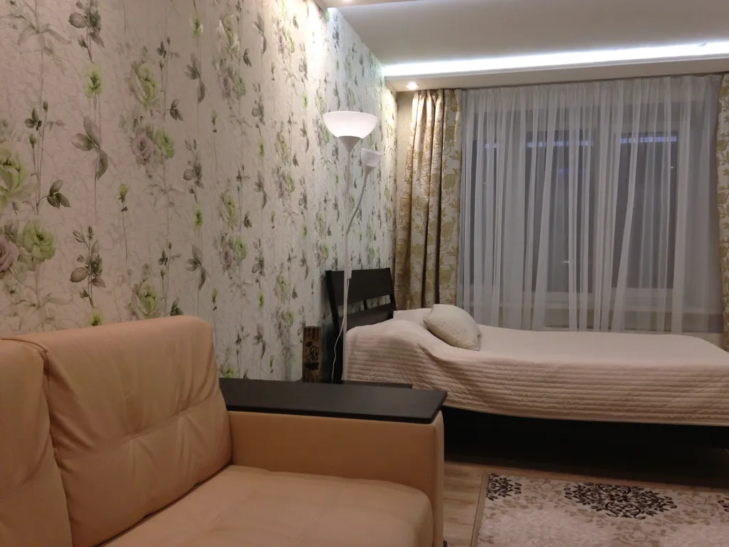Квартира однокомнатная у Чкаловской, в Канавино, 40 м², Нижний Новгород — спальня, фото 7