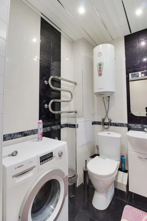 Квартира однокомнатная у Чкаловской, в Канавино, 40 м², Нижний Новгород — ванная комната, фото 4