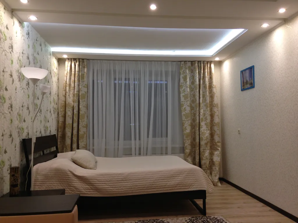 Квартира однокомнатная у Чкаловской, в Канавино, 40 м², Нижний Новгород — спальня, фото 5
